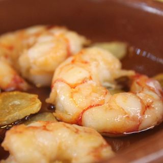 Plato De Gambas Al Ajillo