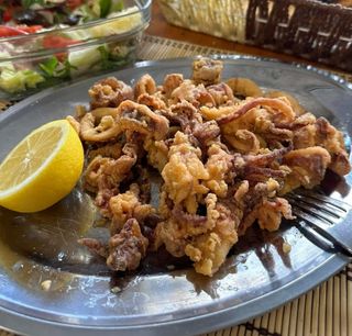 Пържени калмари (250гр.)