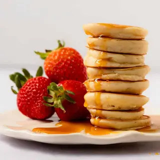 mini pancakes trio