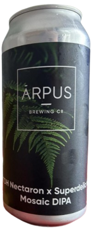 TDH Nectaron x Superdelic x Mosaic DIPA Arpus Brewing Lata 44 cl.