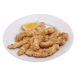 Пилешки хапки със сусам