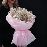 Букет моно з гіпсофіли 