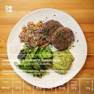 Hamburger Feijão C/ Quinoa