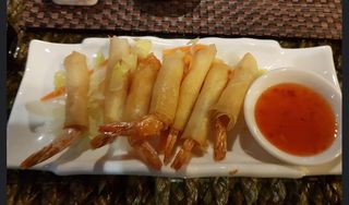 34.Rollitos de gambas (8 unidades)