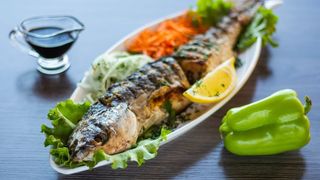 Жареная кефаль