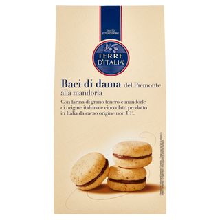 Terre d'Italia Baci di dama del Piemonte alla mandorla 150 g - 4329