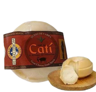 Queso Artesano De Cabra "Vall De Catí" Tronchón 450G.