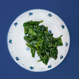 Шпинат с оливковым маслом (150 гр.)
