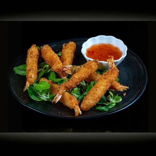 Скариди в панко с чили сос (200г)