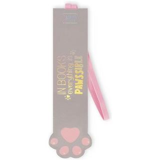 Marcapáginas Legami Kitty In Books Everything Is Pawssible - 8052694024680