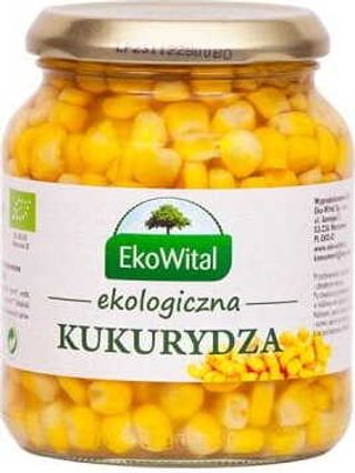 Kukurydza w zalewie BIO 340 g / 230 g EkoWital