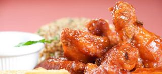 Цыпленок барбекю с картофелем 