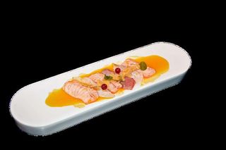 162-Carpaccio mix flambè 8pz