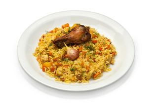 Плов по-узбецьки з куркою