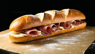 Panino con fettine di black angus