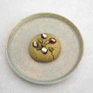Cookie de Pistacho y Frambuesa