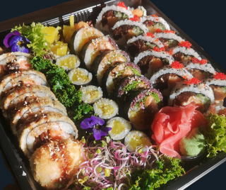 Zestaw z rybami w tempurze. 30 kawałków