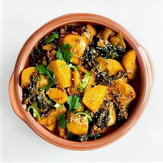 Saag Aloo (Opción Vegana)