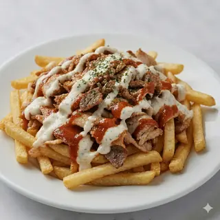 Patatas Con Kebab