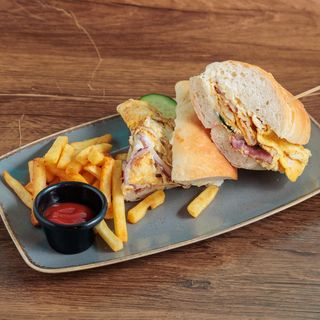 Sendvič sa jajima i panchettom