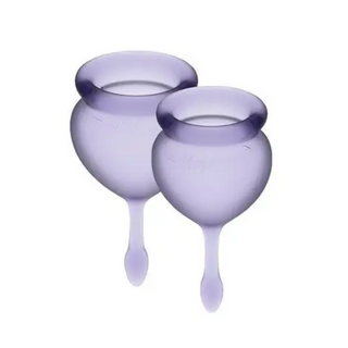 Набір Менструальних Чаш Satisfyer Feel Good (lila), 15мл Та 20м 02101