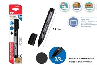 Rotulador Permanente Negro