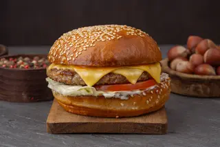 Чизбургер куриный