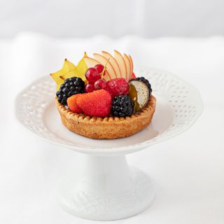 Crostatina base crema con frutta esotica