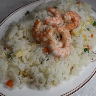 Arroz Frito Con Gambas