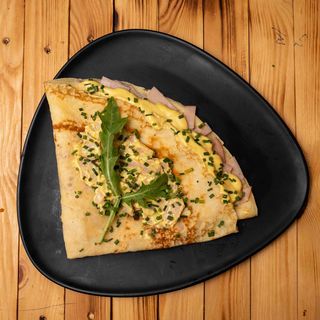 Crêpe aux jambon de dinde et 3 Fromages