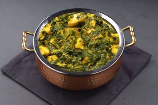 Saag prawns
