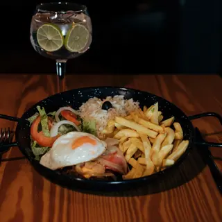Menu Hambúrguer no Prato