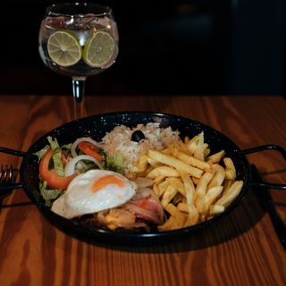 Menu Hambúrguer no Prato