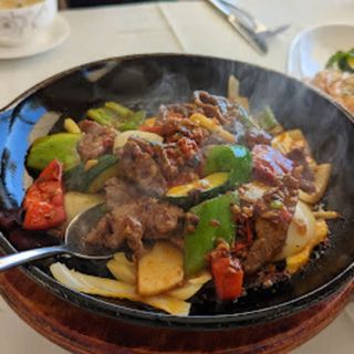 Ternera Con Bambú Y Setas Chinas