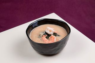 Вершковий суп з креветками (300г)