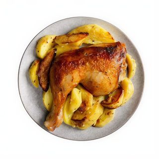 Cuarto trasero con patatas