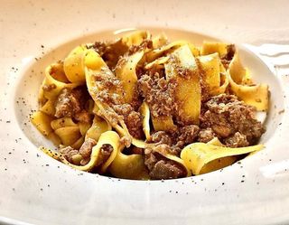 Pappardelle di Campofilone IGP al ragù di cinghiale