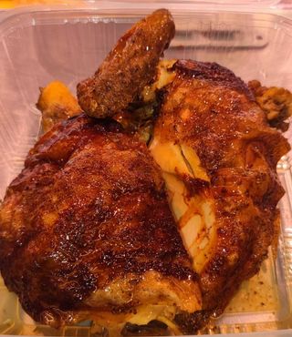 Medio Pollo A L'ast (Para 2 Personas)
