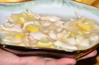 605. Pollo in salsa al limone