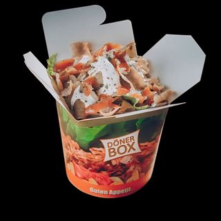 Doner box kebab 