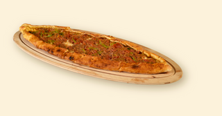 Пиде с кайма и кашкавал