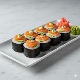 Maki De Salmón Con Aguacate