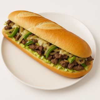 Sandwichs Fromage filet de bœuf  avec un accompagnement au choix+ une boisson offerte 