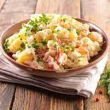 Салата Варени картофи с бекон (400г)