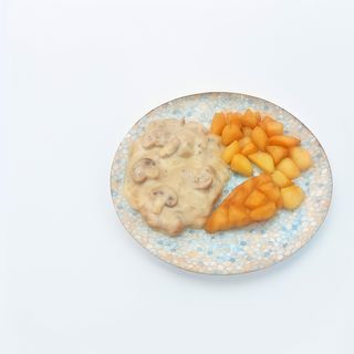 Scaropina con champiñon