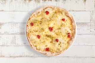 Pizza Scamorza e pistacchio