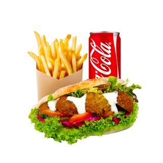 Menu falafel panino