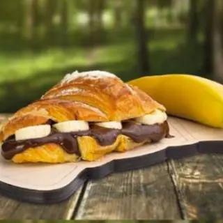 Croissant Nutella e Banana
