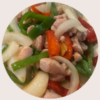 chop-suey de pollo