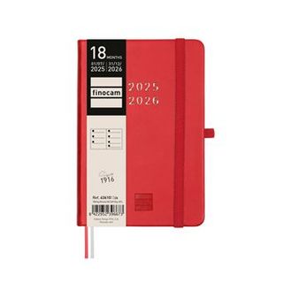 Agenda 2025 26 Minimal S/V M3 Rojo - 8422952396673